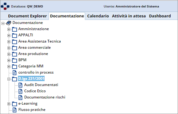 Albero documentale