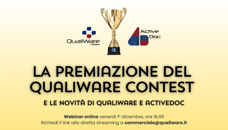 webinar premiazione QualiWare Contest 2023 - QualiWare